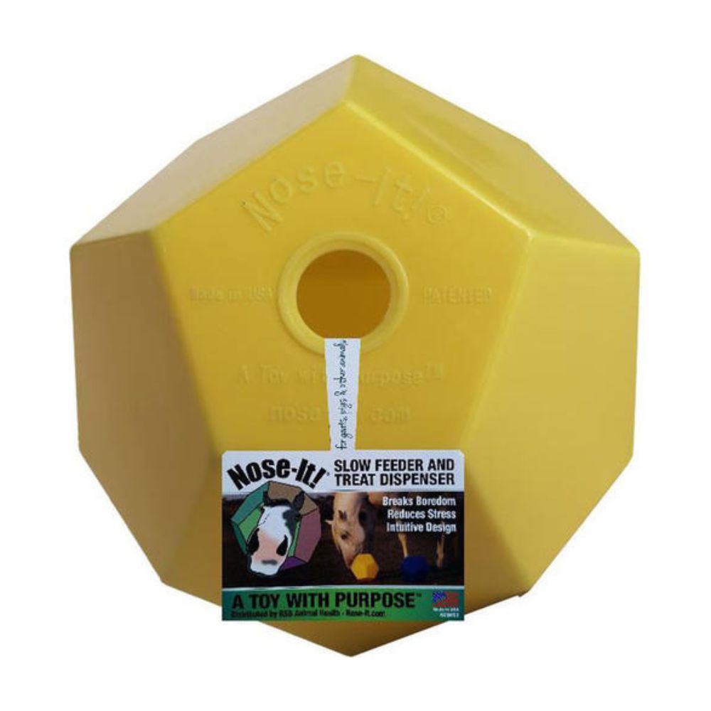 Nose-It 10" Flat Fill Treat Ball for Horses